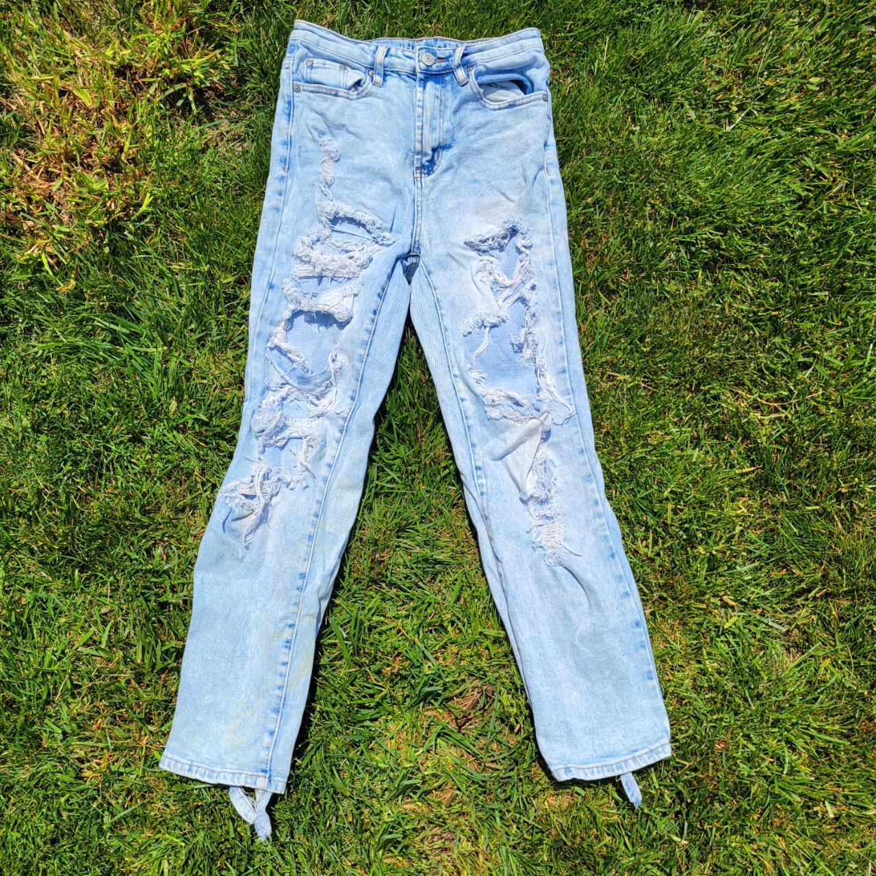 Madden Girl Women's Cream Jeans Depop