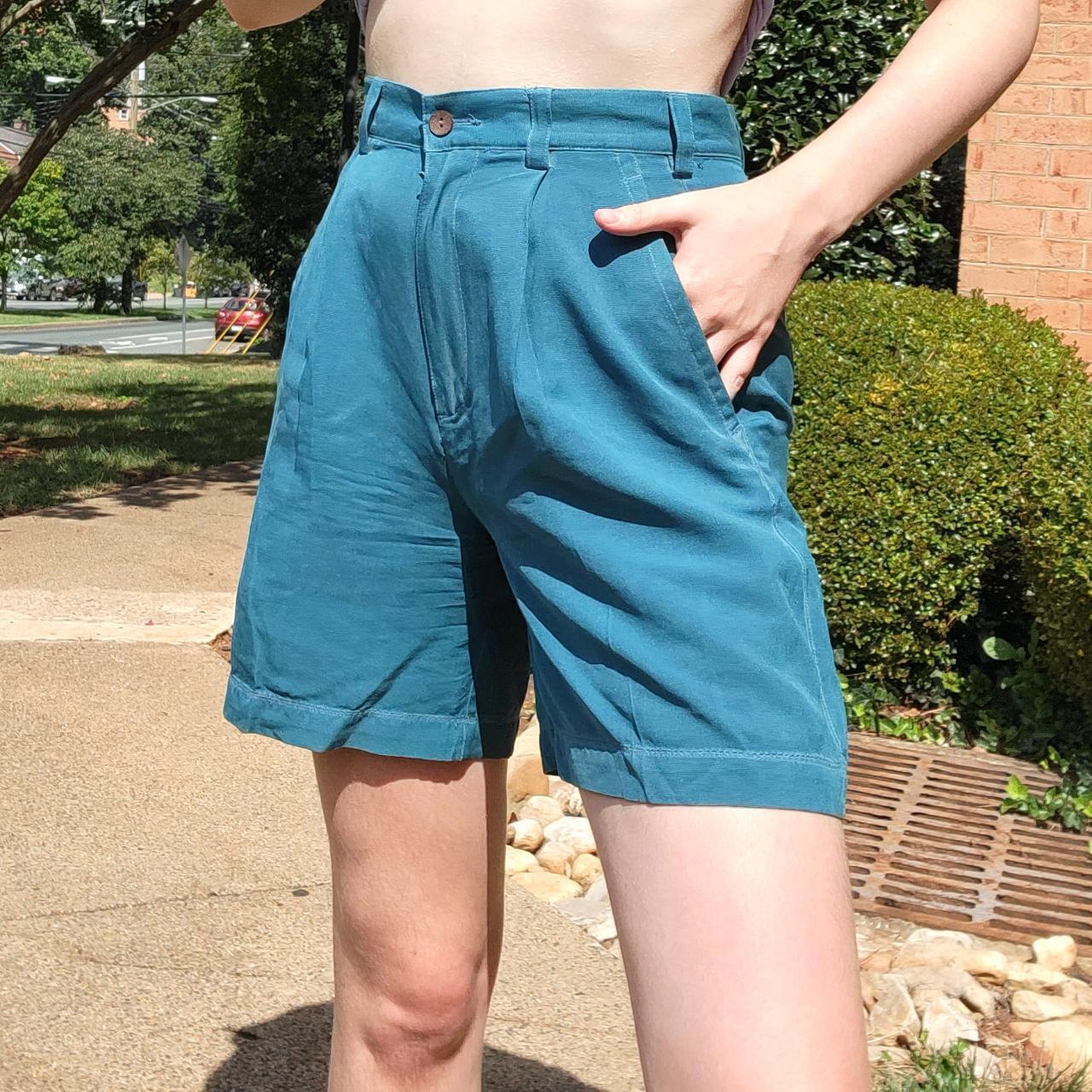 Tommy Bahama vintage silk shorts in teal i love... - Depop