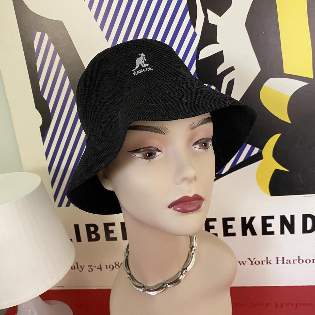 Kangol Women's Black Hat Depop