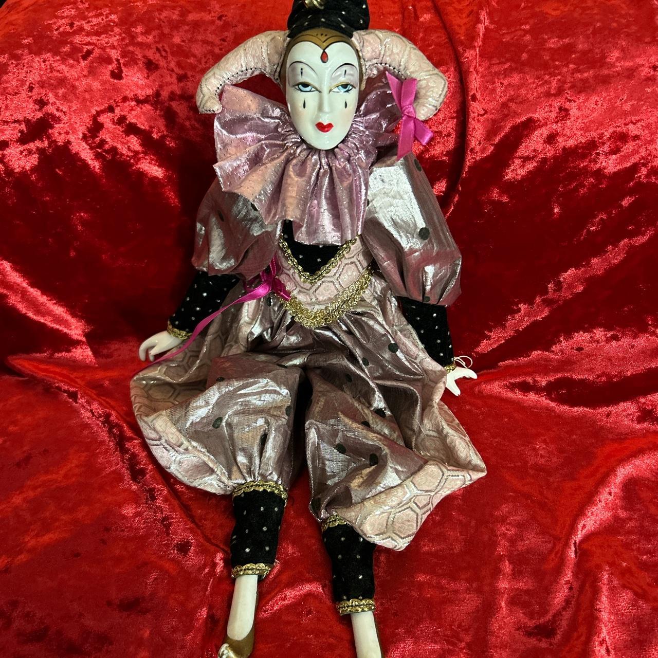 PORCELAIN JESTER DOLL from the brand dynasty doll... - Depop