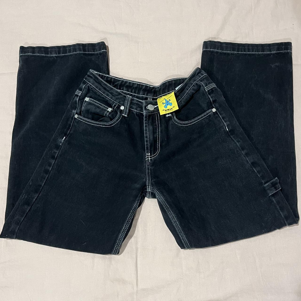 UNIF “X” JEAN BLACK Perfect baggy skater/carpenter... Depop