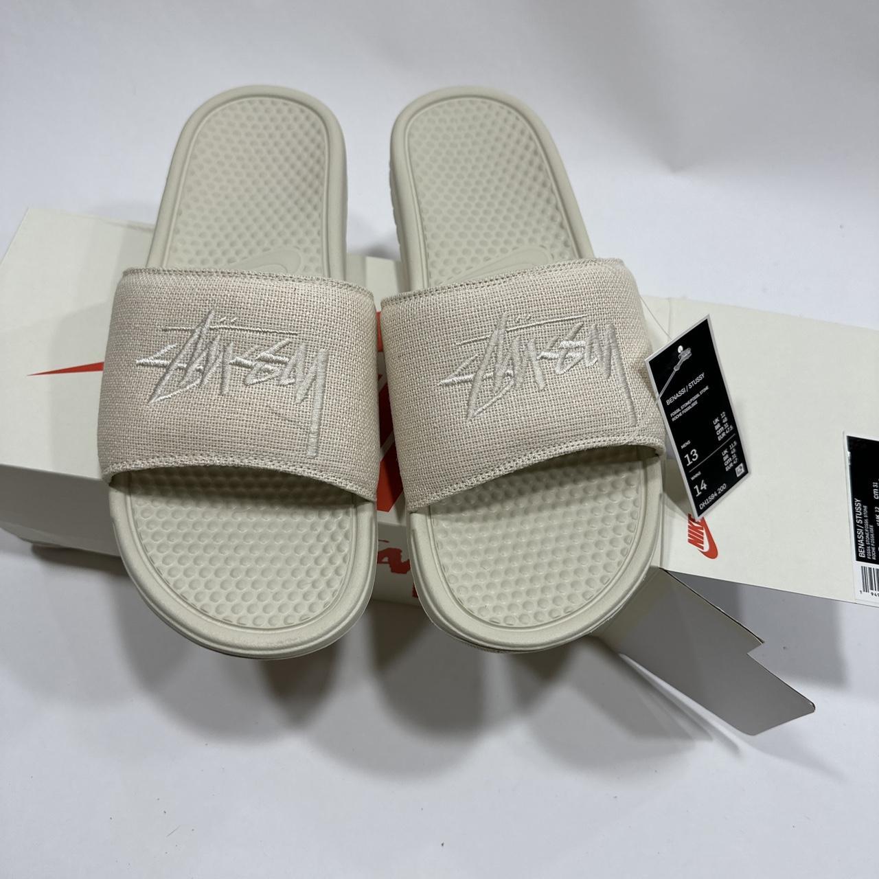benassi x stussy slides stockx