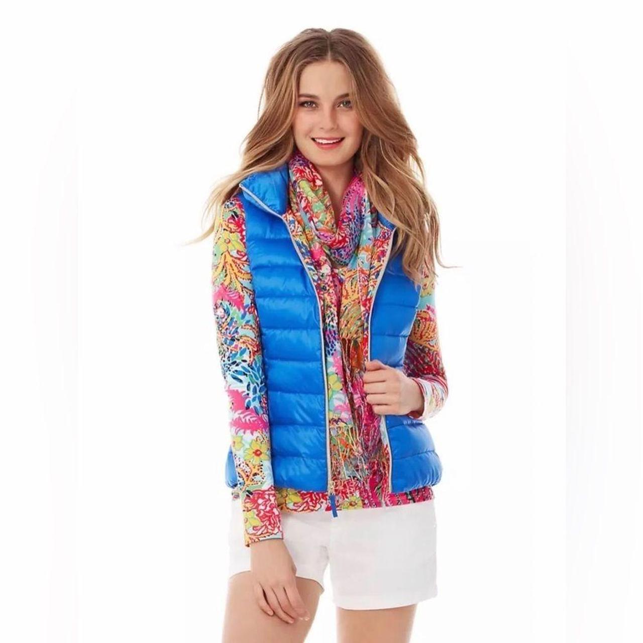 Lilly Pulitzer Allie Packable Down Blend Puffer Vest. Depop