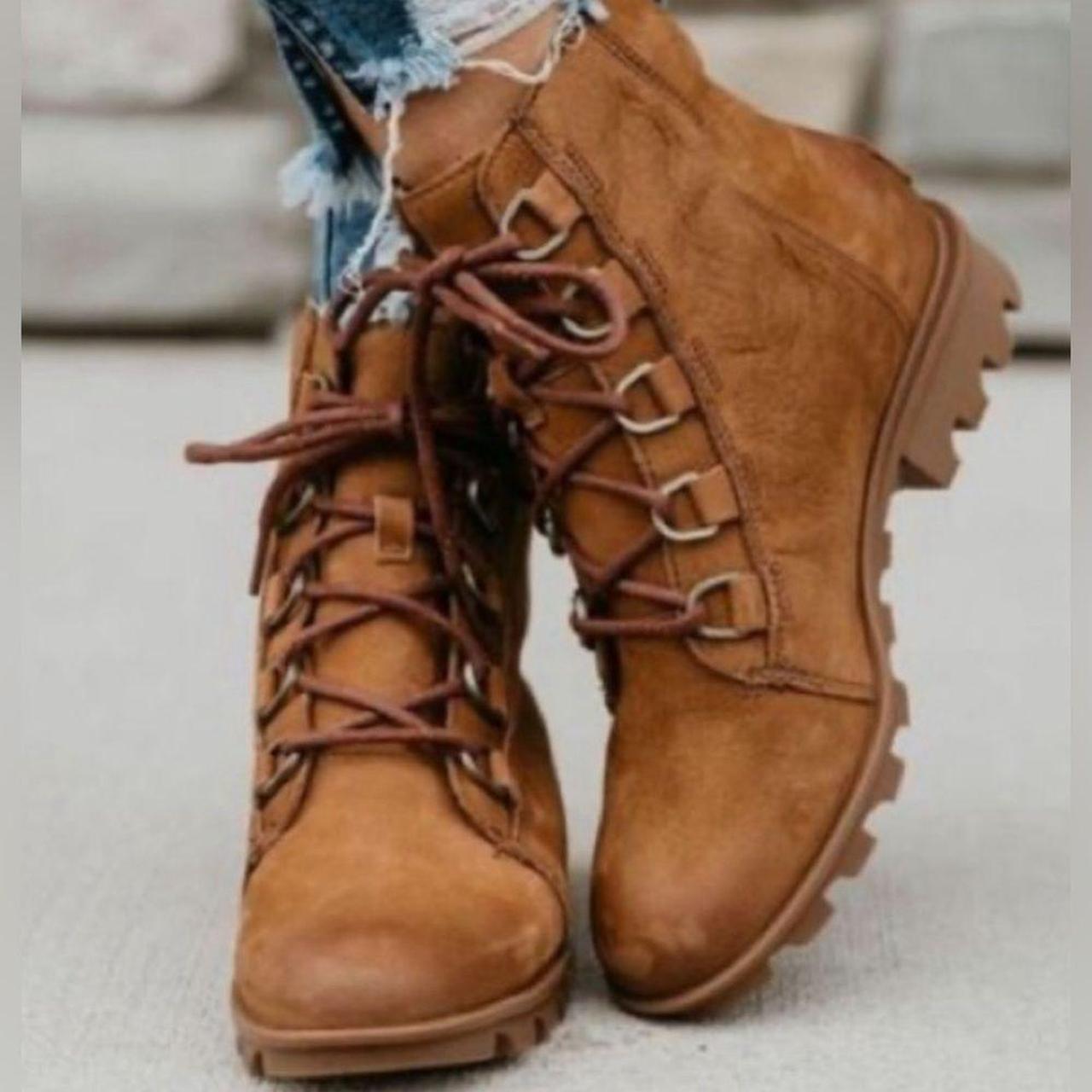 Sorel phoenix waterproof leather clearance combat boots