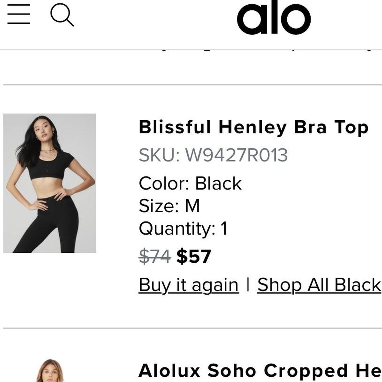 Alo bra top! I got on sale for $57. It is on sale on - Depop