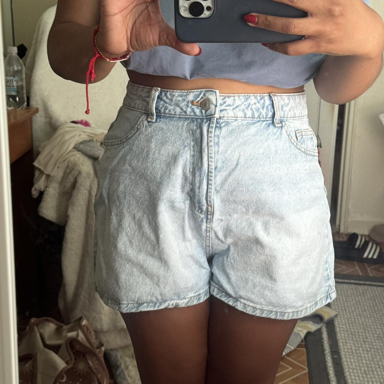 High waisted denim shorts primark hotsell