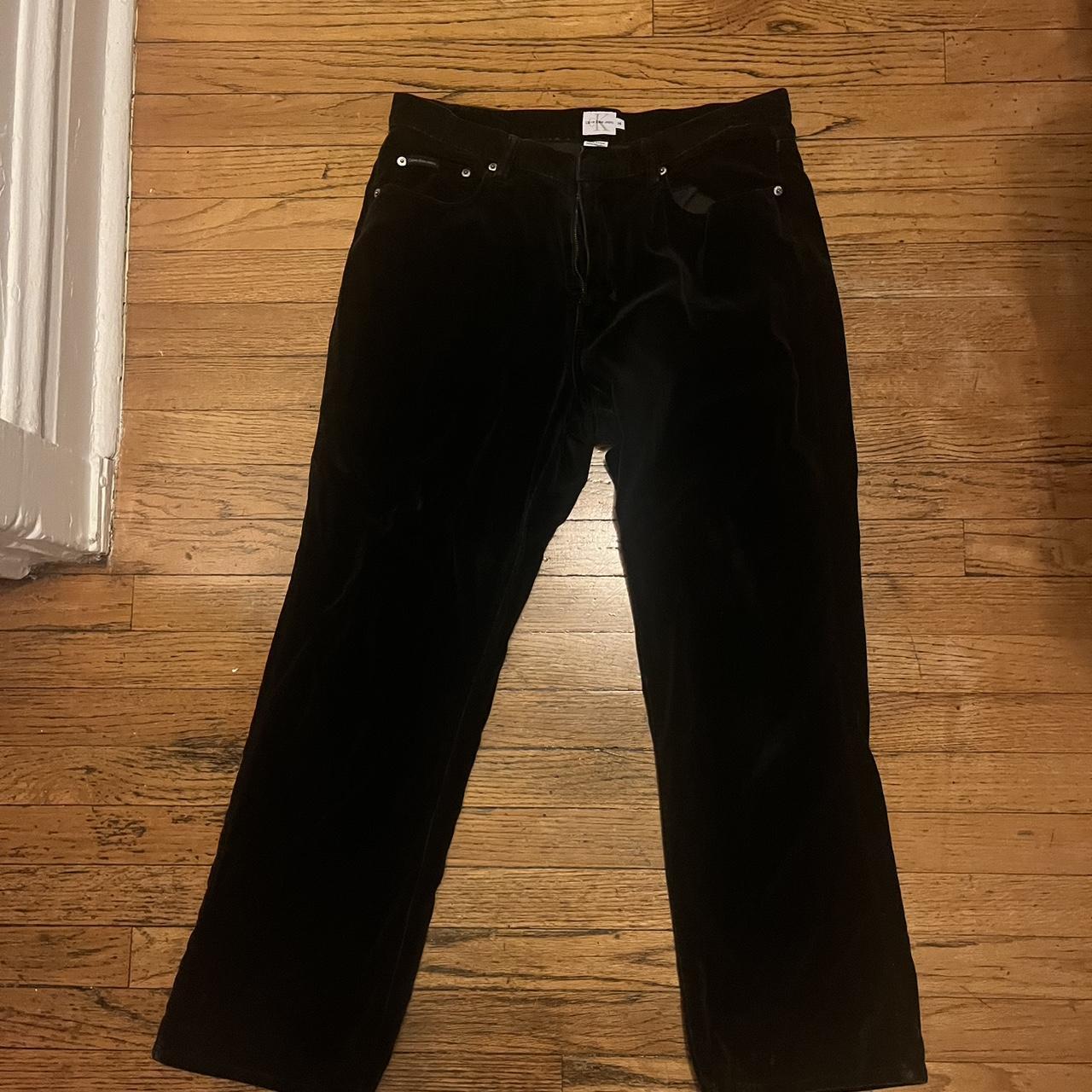 Calvin klein hot sale velvet pants