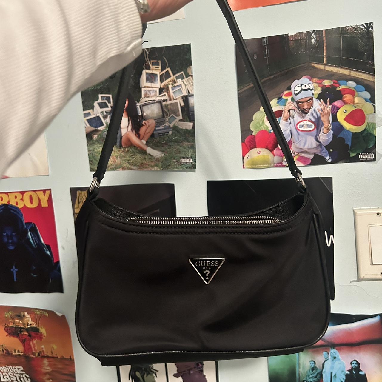 Black Mini Shoulder Bag by Guess cute bag for any... Depop