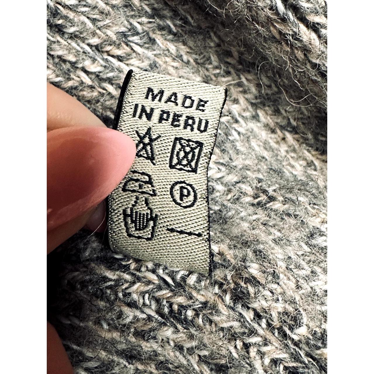 Source Unknown Women's Sweater - Grey - M – Peruv… - image 5