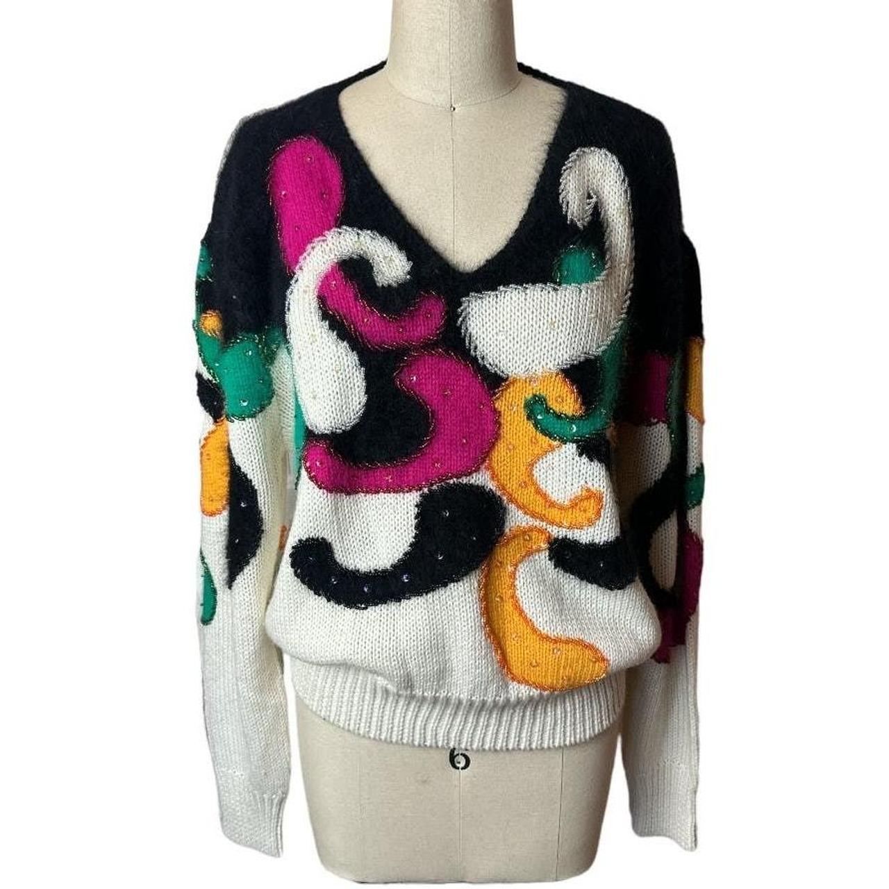 Source Unknown Women's Sweater - Multi - S – Vint… - image 1