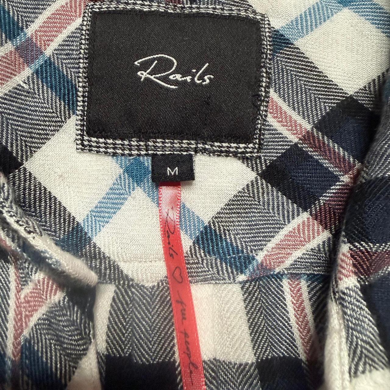 Rails Women's Blouse - Multi/Cream - M – Rails Ma… - image 4