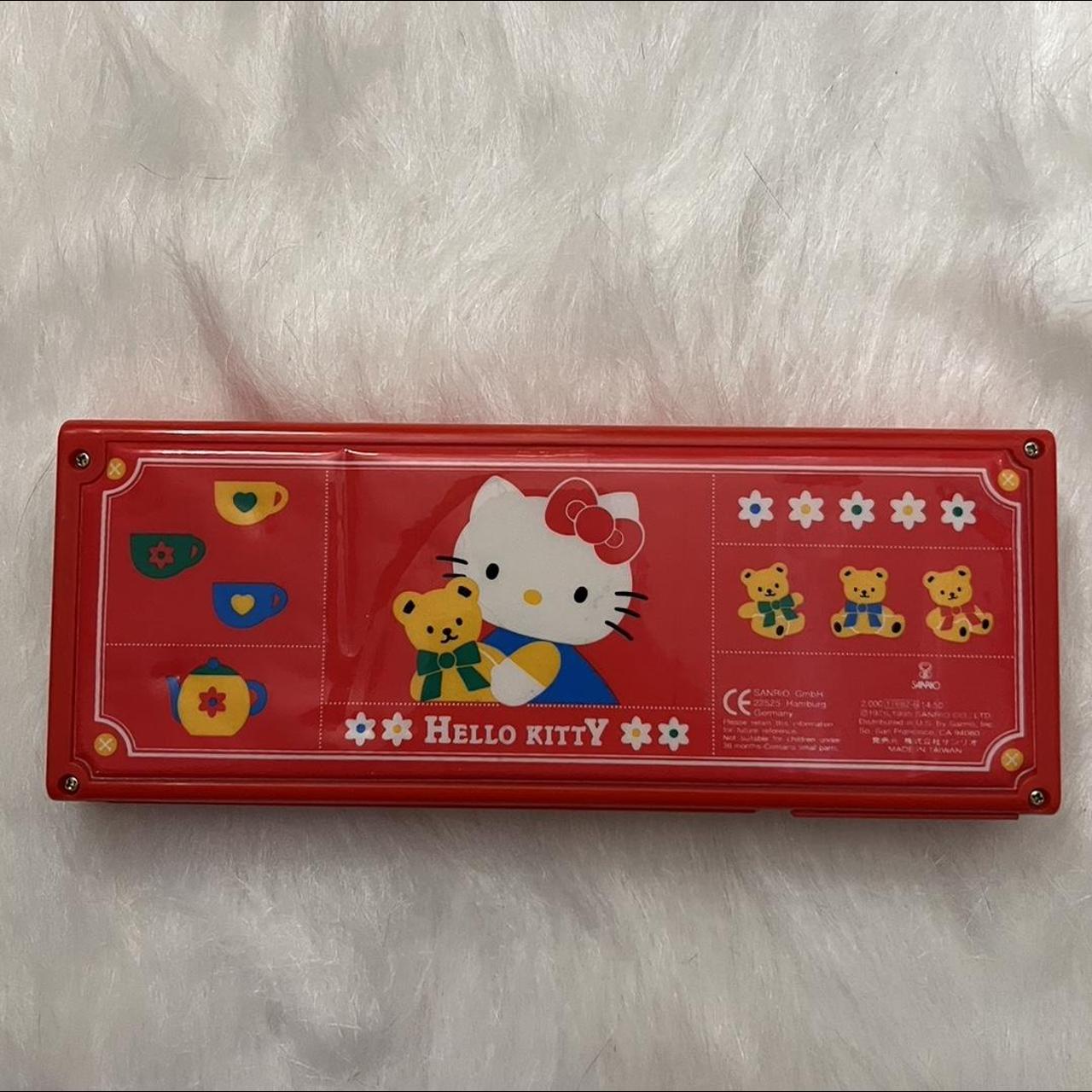 HELLO KITTY RED Y2K VINTAGE MULTIFUNCTIONAL PENCIL... - Depop