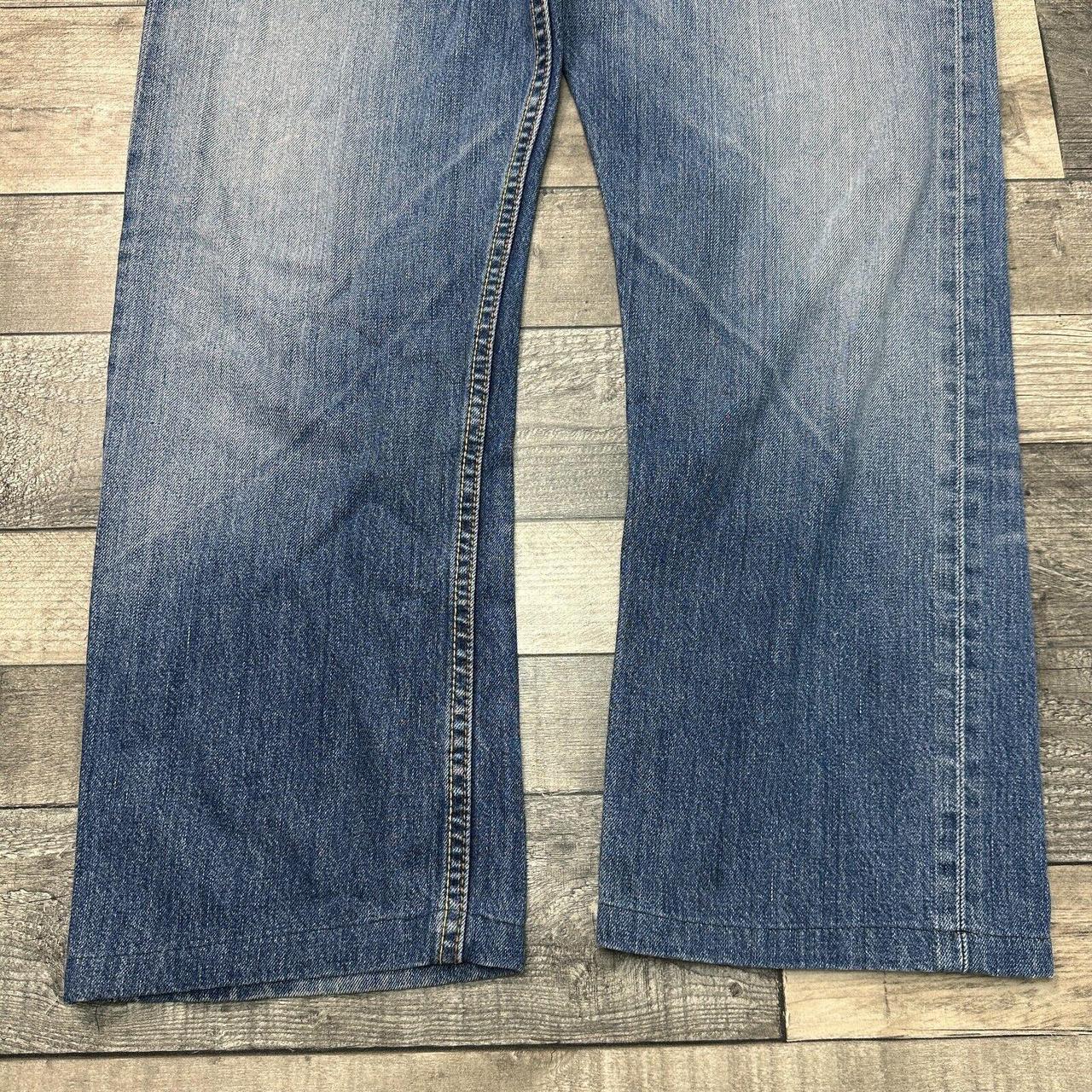 Vintage y2k Stone Washed RG 512 Denim Jeans Size: - Depop