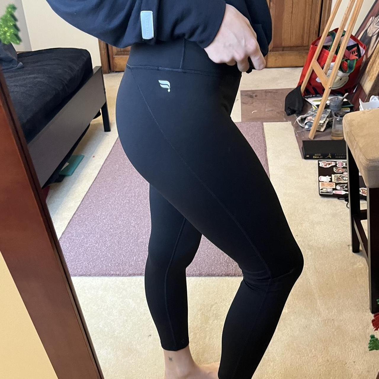 Fabletics Black Highwaisted Leggings 🖤 NWT, size M... Depop
