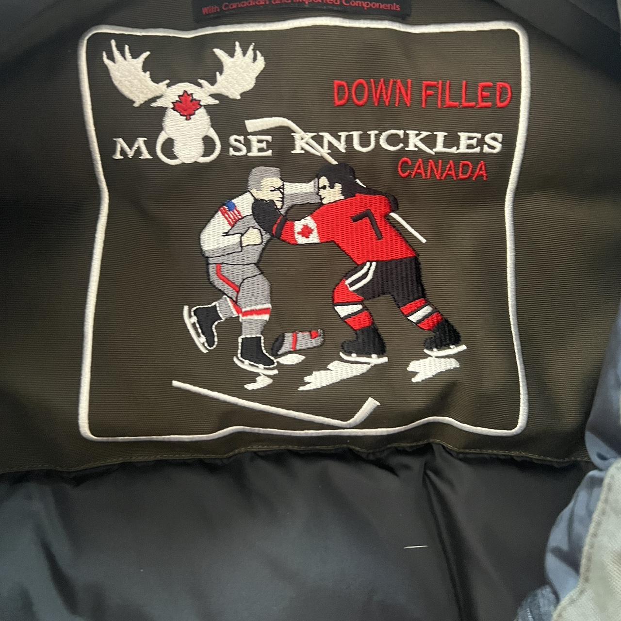 Authentic moose knuckles bomber. Size small I am... - Depop