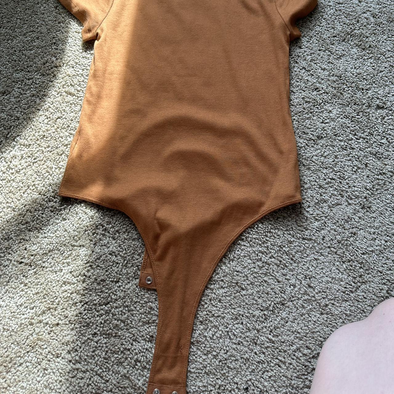 A New Day Women's Brown and Tan Bodysuit (3)