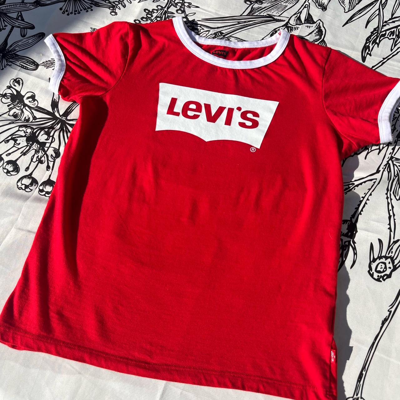 LEVI'S VINTAGE CLOTHING LVC 1980'S WIDE TEE SHIRT - Depop