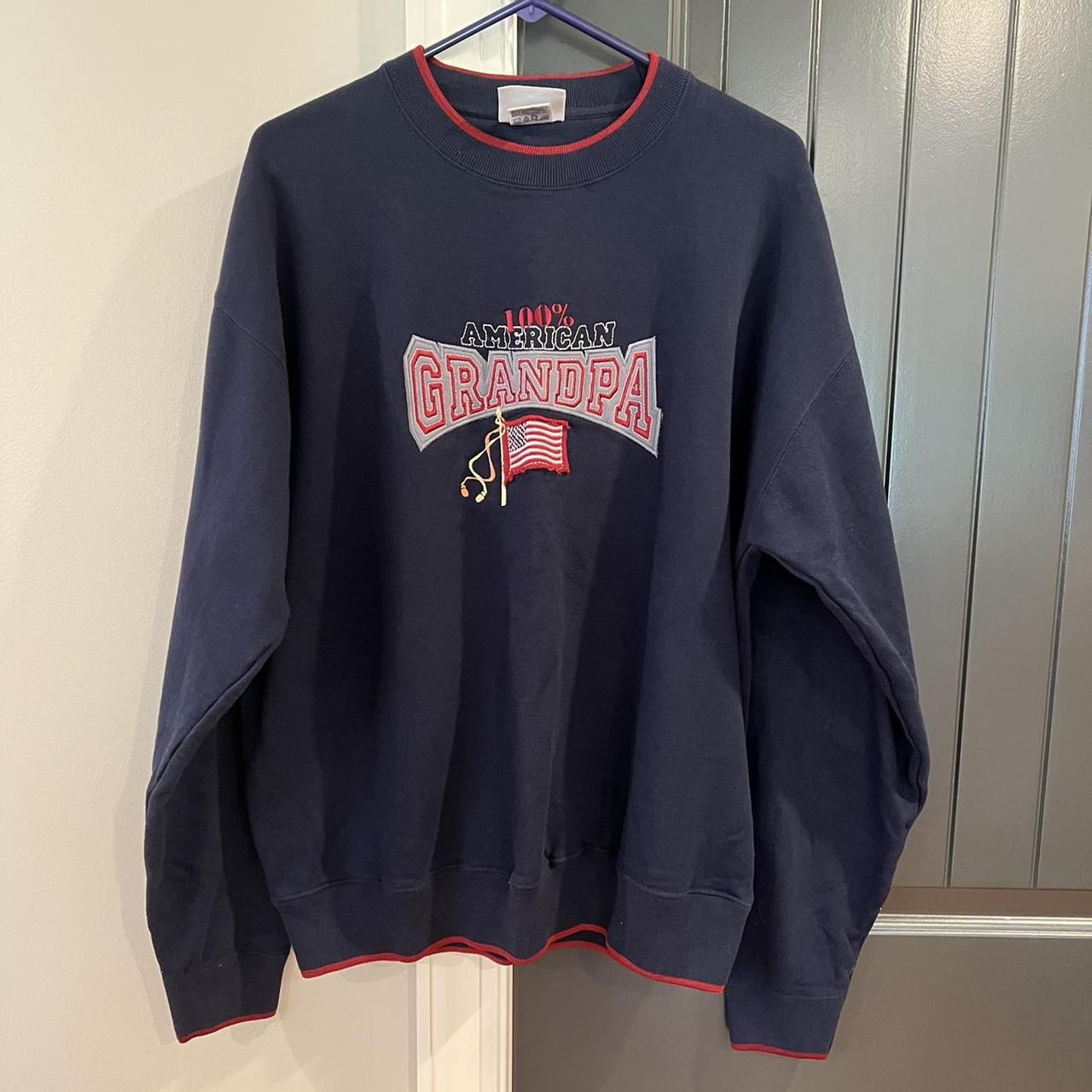 vintage 90s MCCC Sport 100% american grandpa navy... - Depop