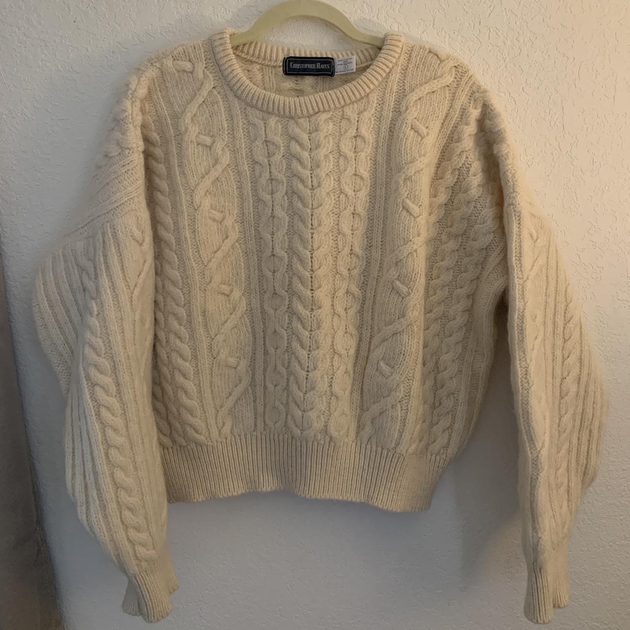 Chunky Knit Cream Sweater Super cozy, warm,... - Depop