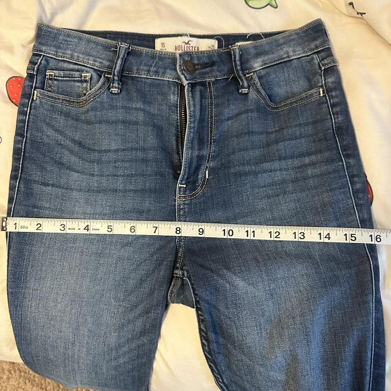 high rise super skinny hollister jeans these jeans... - Depop