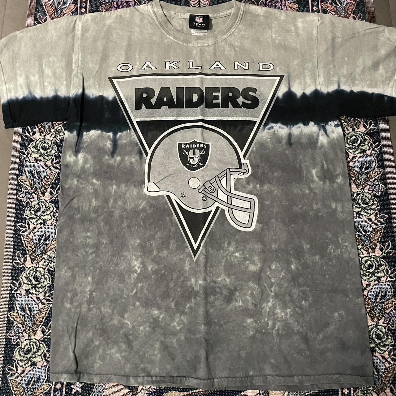 raiders tie dye shirt