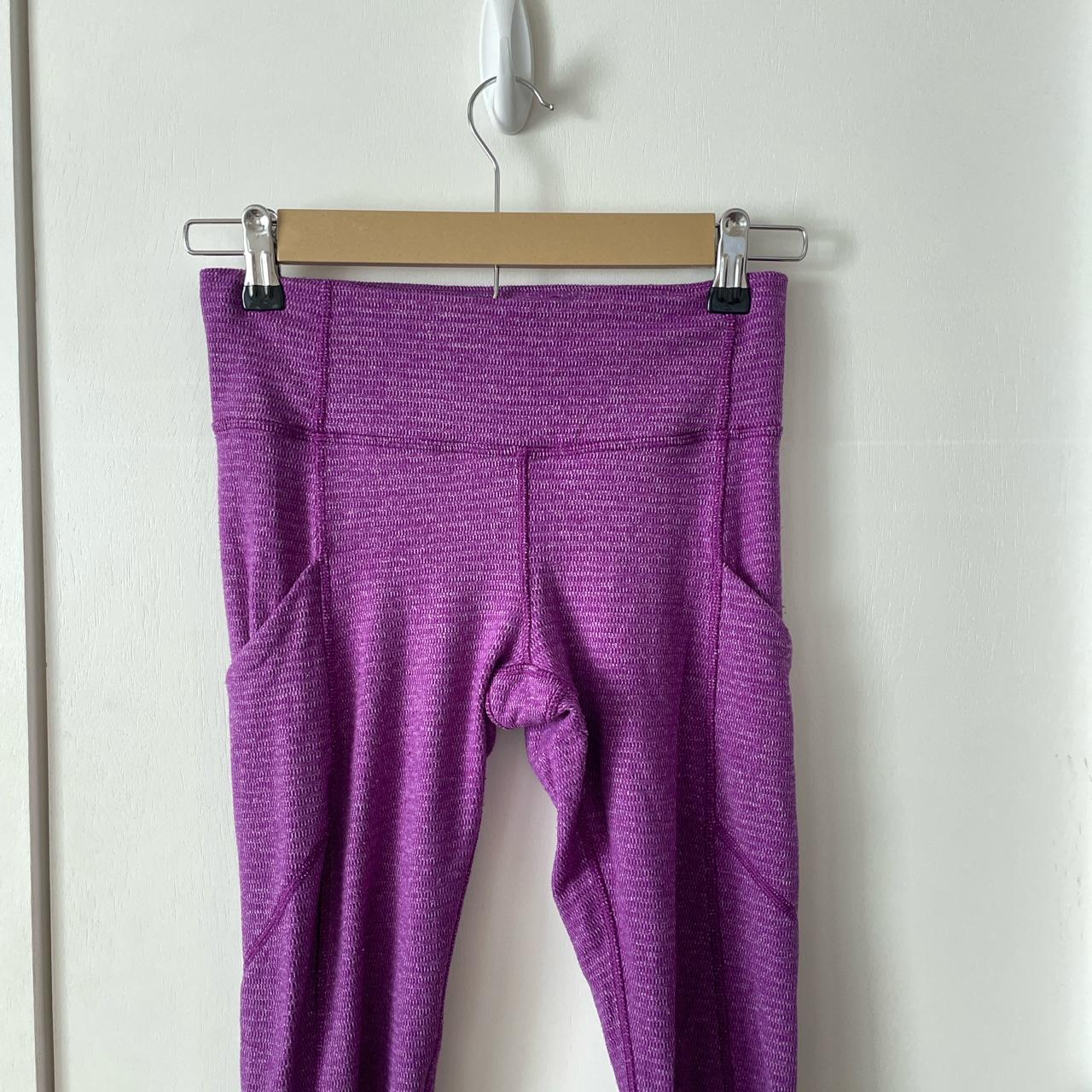 Lululemon purple leggings. , Size 4, $30