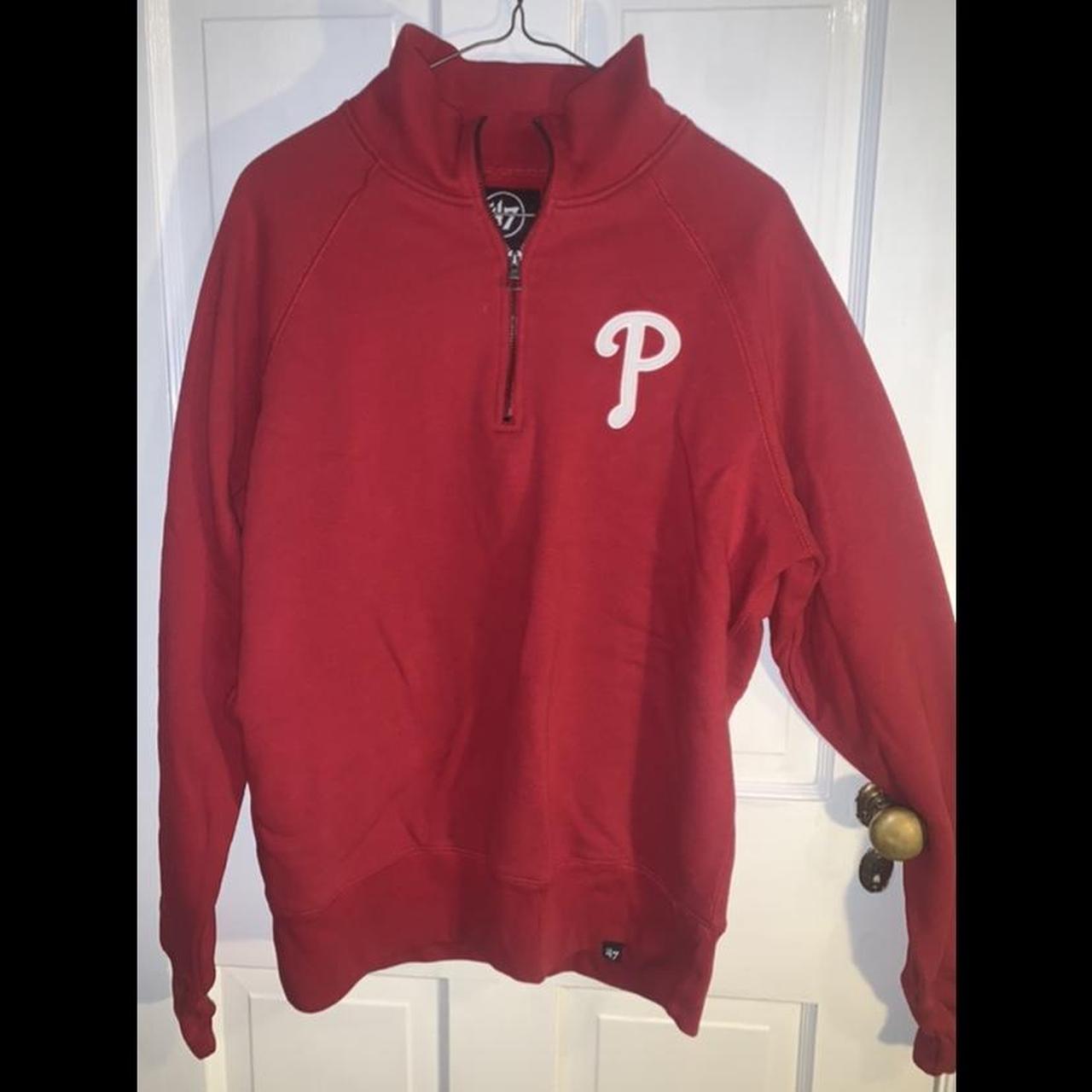 Brand New Philadelphia Phillies Full Zip Black - Depop