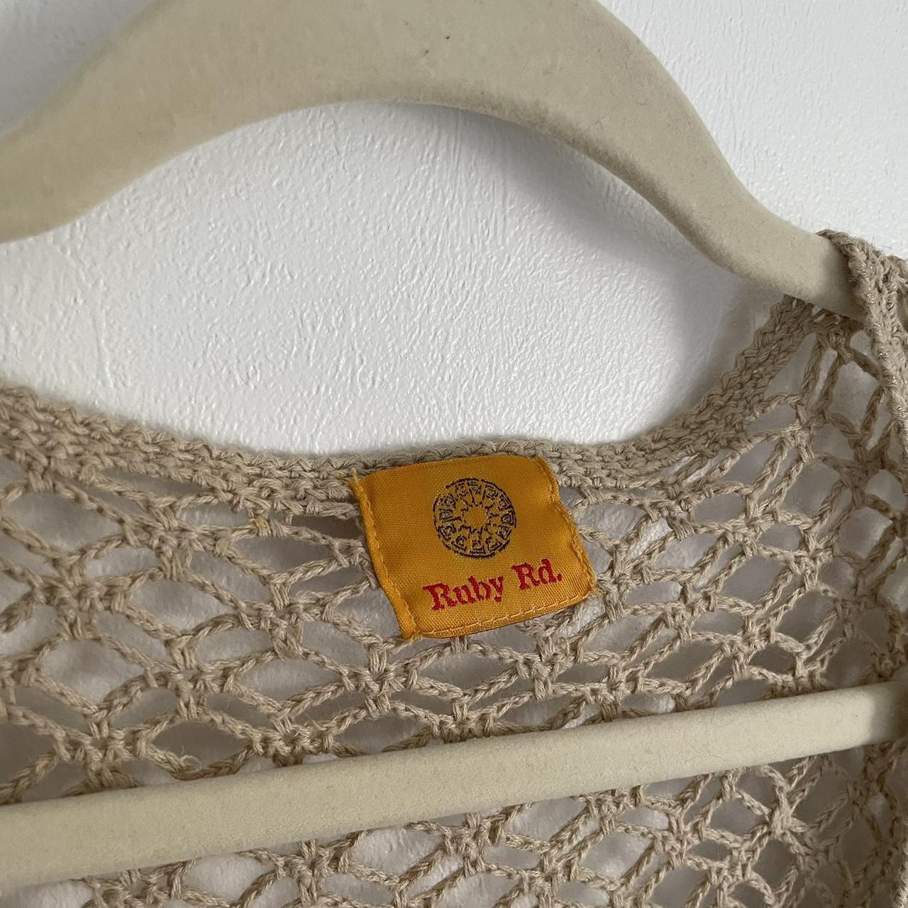 Ruby Rd. Women's Top - Tan/Cream - One size – Rub… - image 3