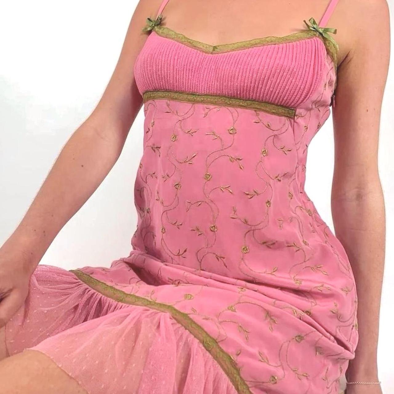 【Betsey Johnson】 Betseys Sleeveless Ribbon Dress Pink BETSEYS SLEEVELESS RIBBON DRESS CORAL | Parallel