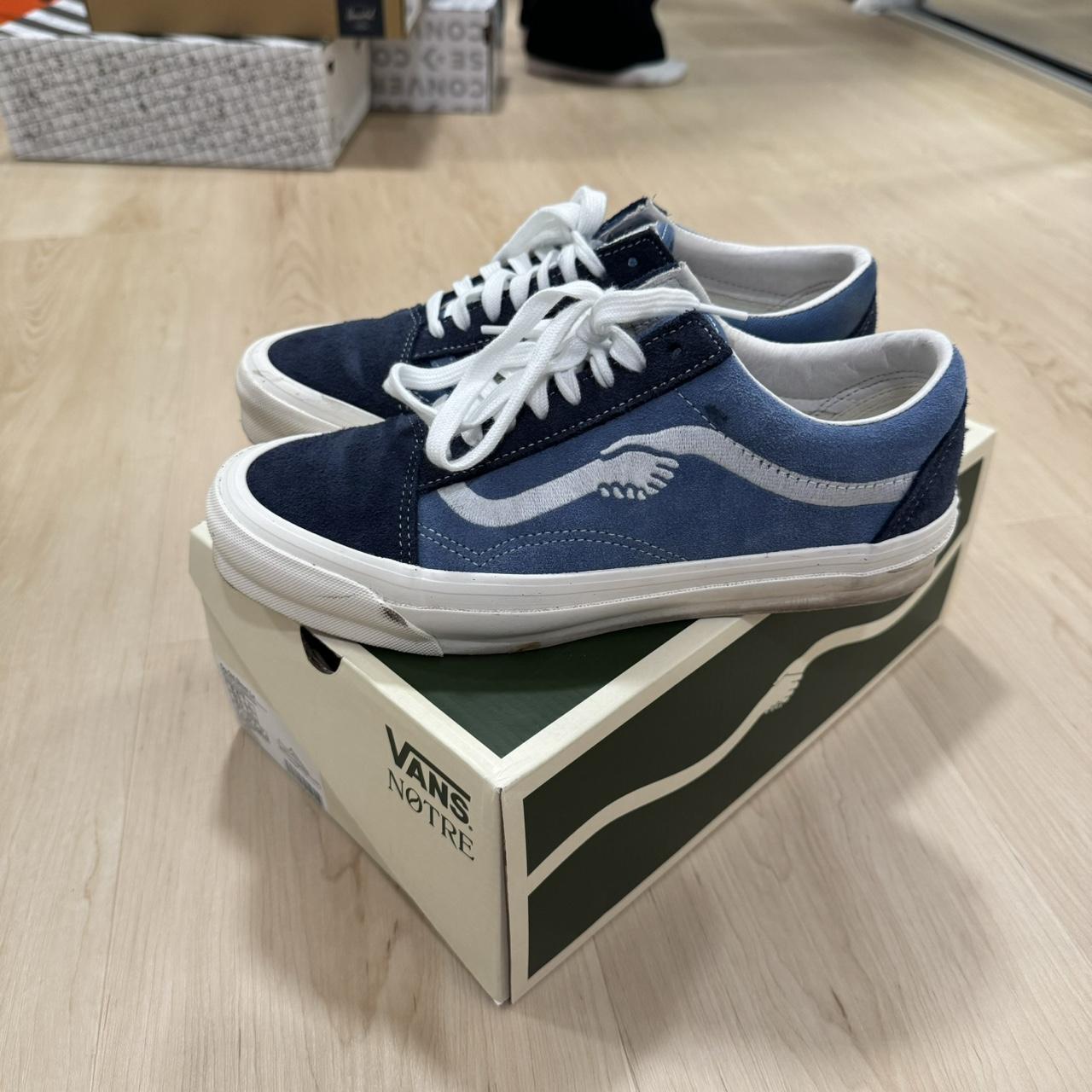 VANS NOTRE OLD SKOOL LX - BLUE COLORWAY - COMES... - Depop