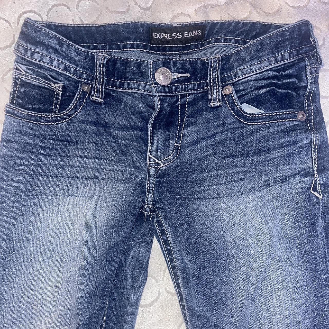 Express Precision Fit Jeans Girls Size 8 Y2K Vintage - Depop