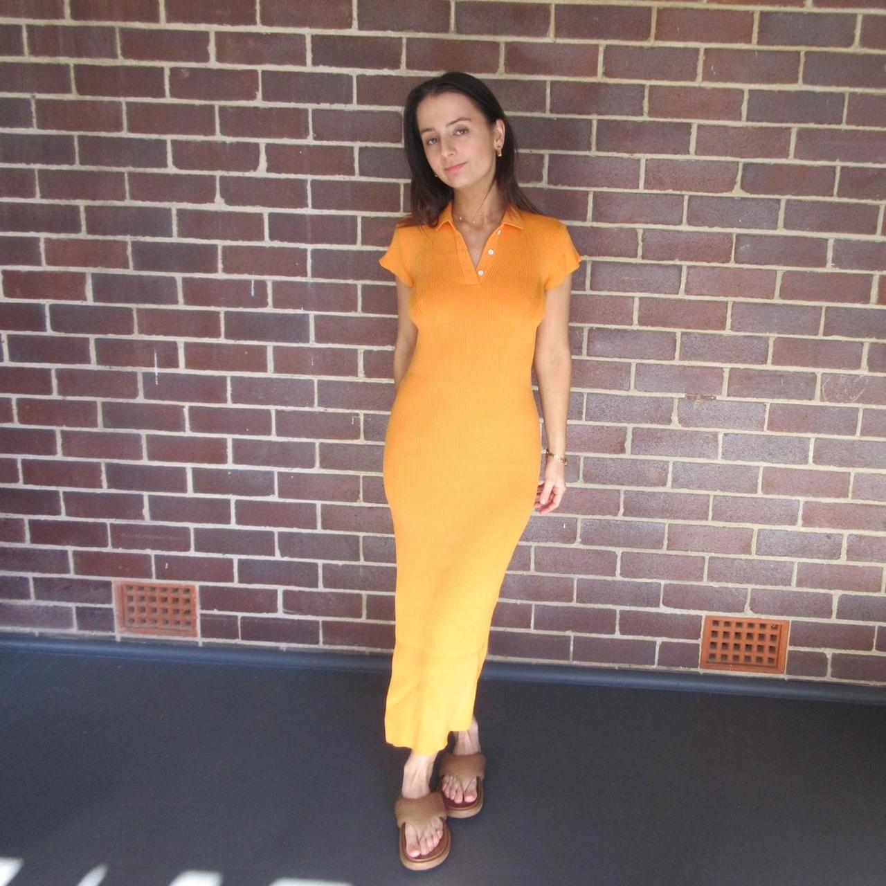 Manning Cartell MVP Polo Knit Dress Tangerine 80. Depop