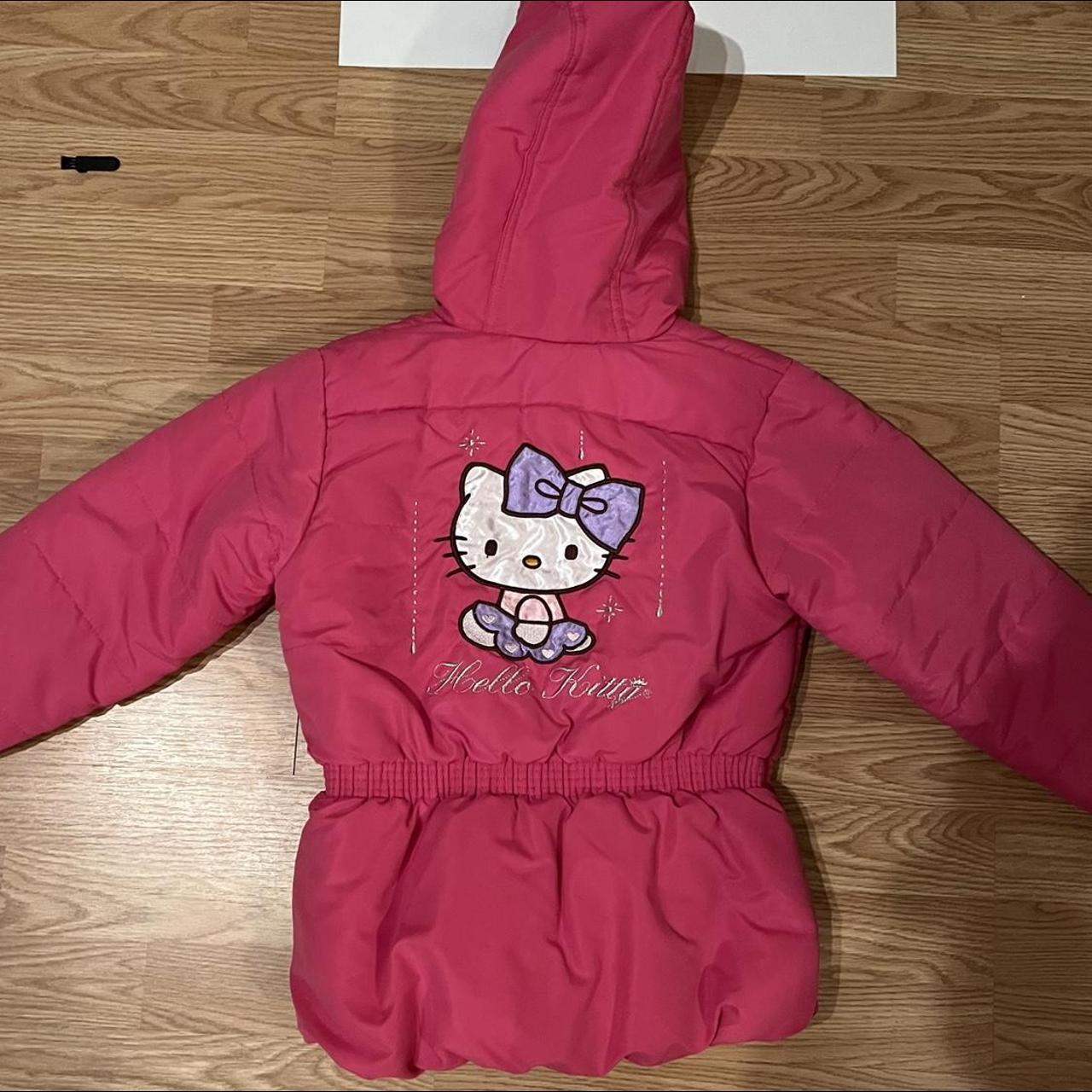 Hello Kitty Puffer Hooded Jacket 6X Coat