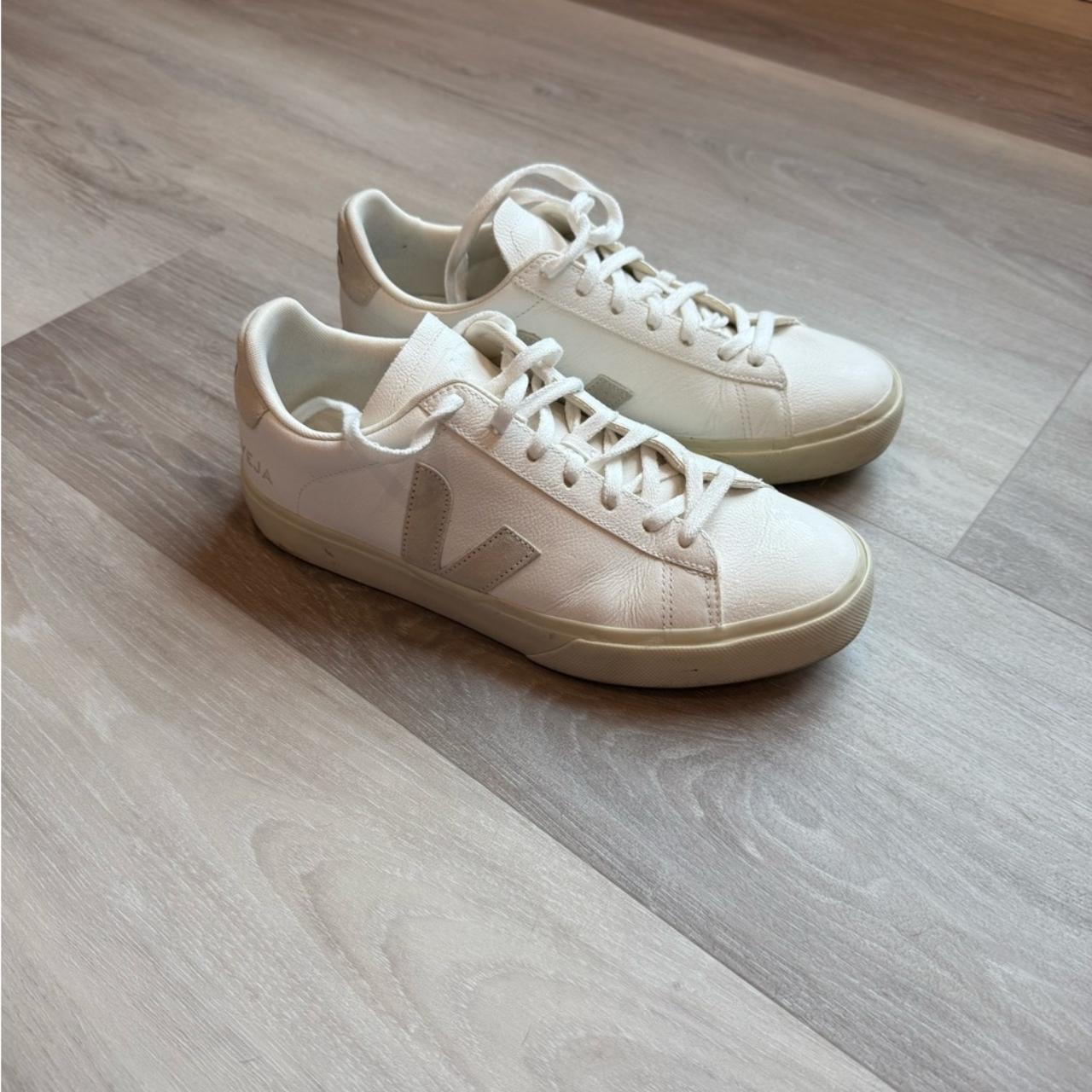 Veja Women's Sneakers - Grey/White - US 11 – White Veja Campo Sneakers Stylish white sneakers …