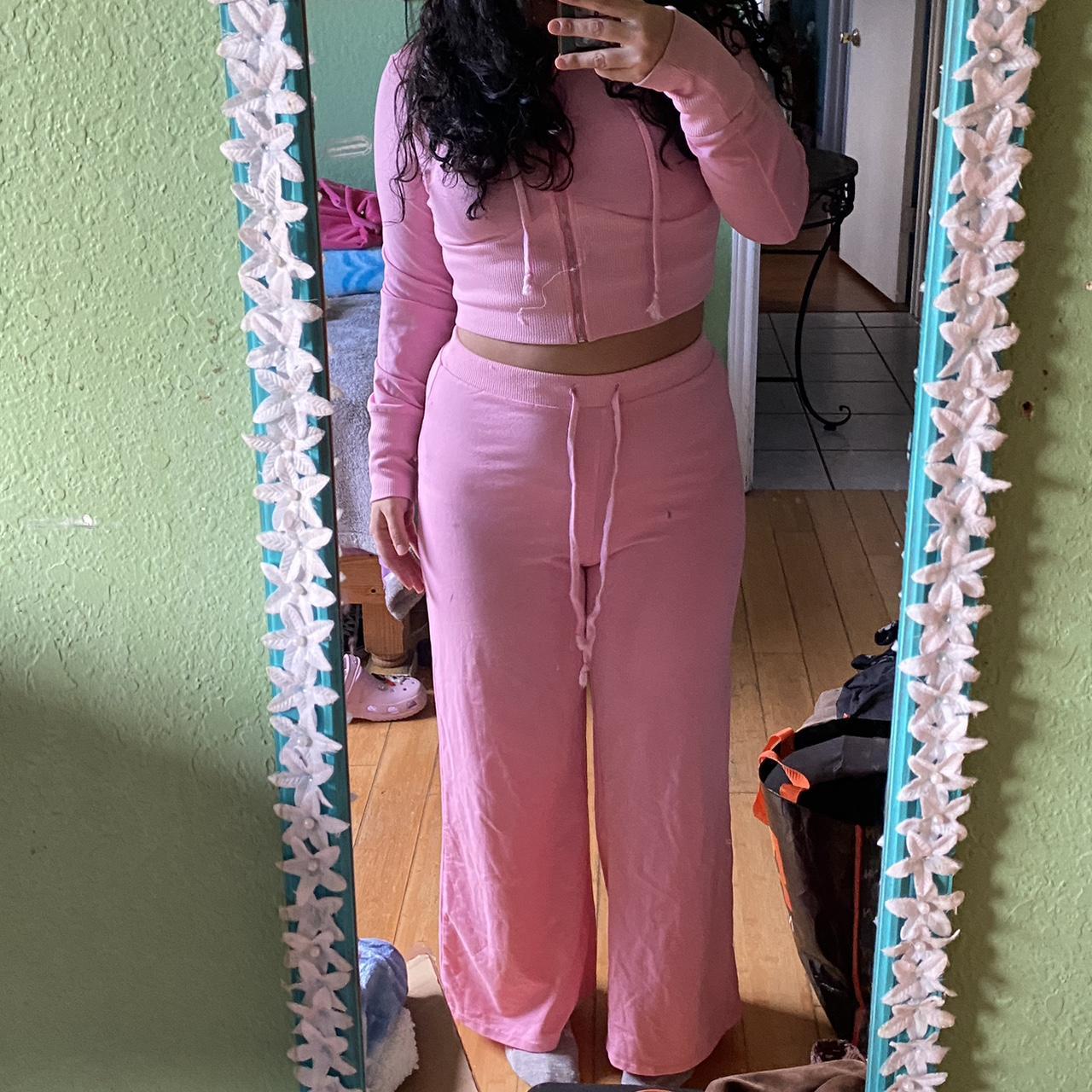 Y2k pink matching tracksuit 🎀 Both are size m (... Depop