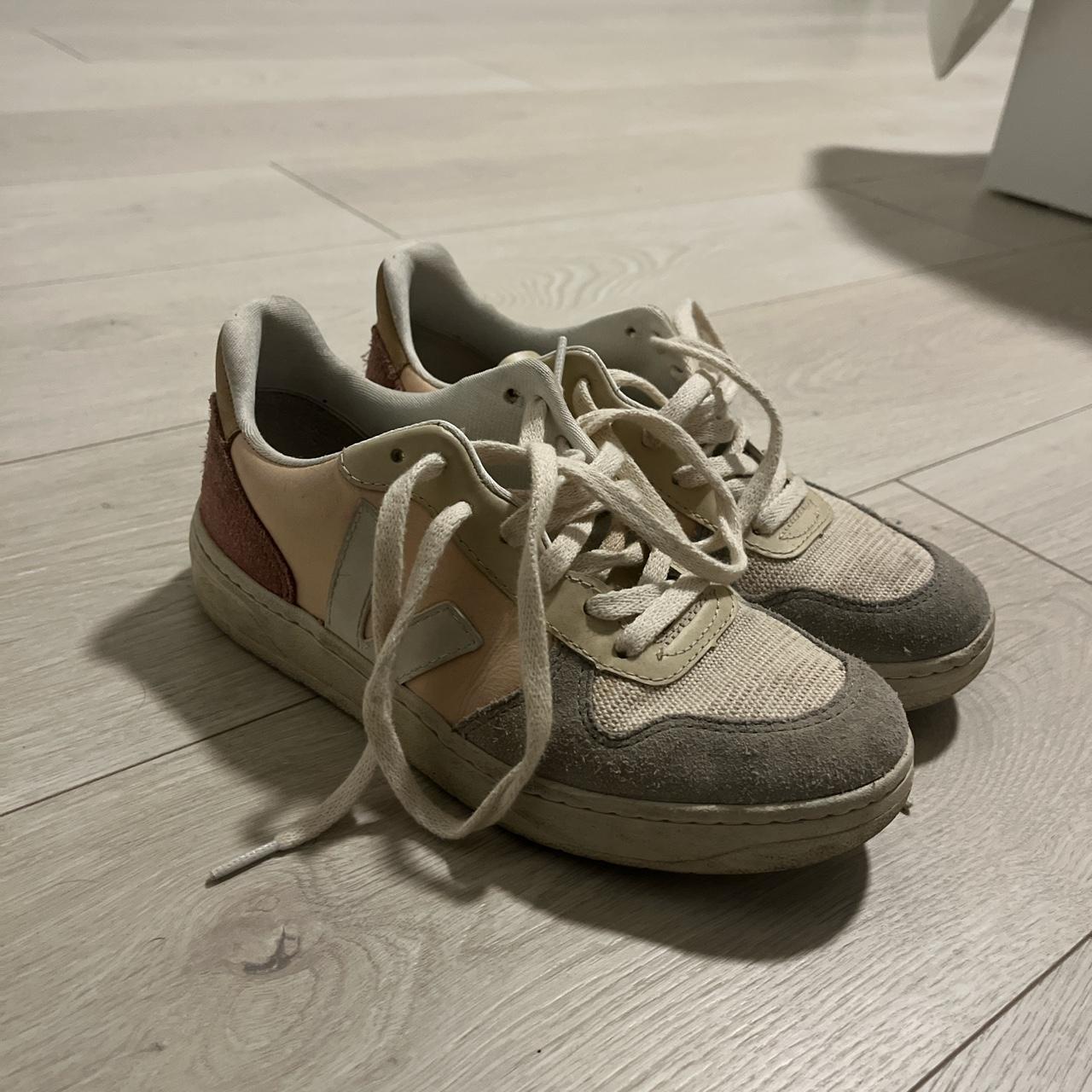 veja sneakers pink and green