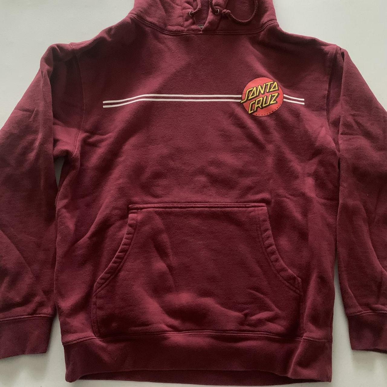 Maroon santa outlet cruz hoodie