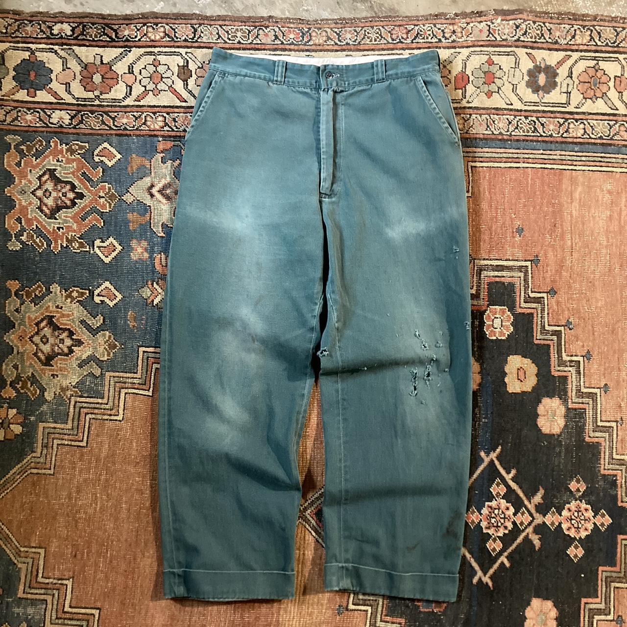 Vintage 1950’s Green Penney’s Thick Double Barrel... Depop