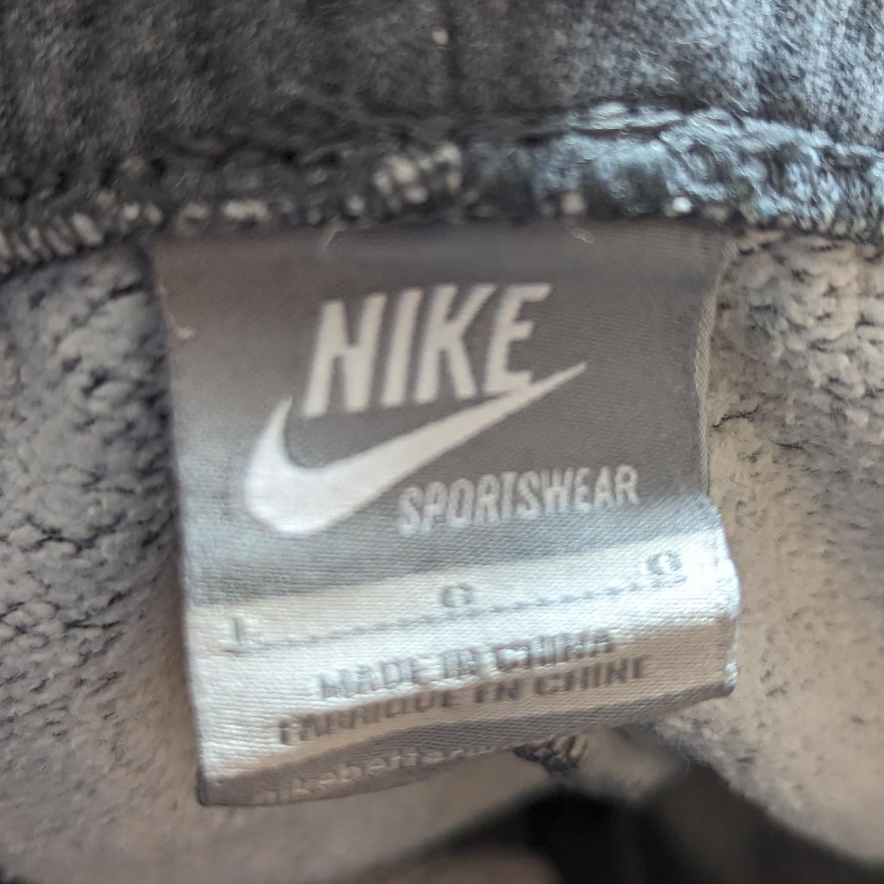 Grey Nike Joggers Dark grey tracksuit bottoms with... Depop