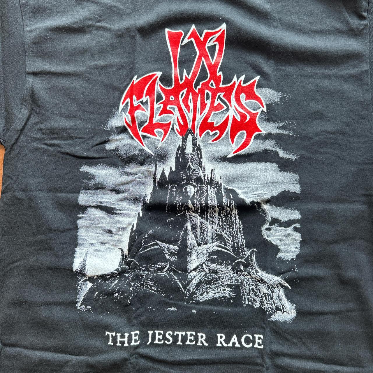 In flames - the jester race shirt. Gildan heavy. | Depop