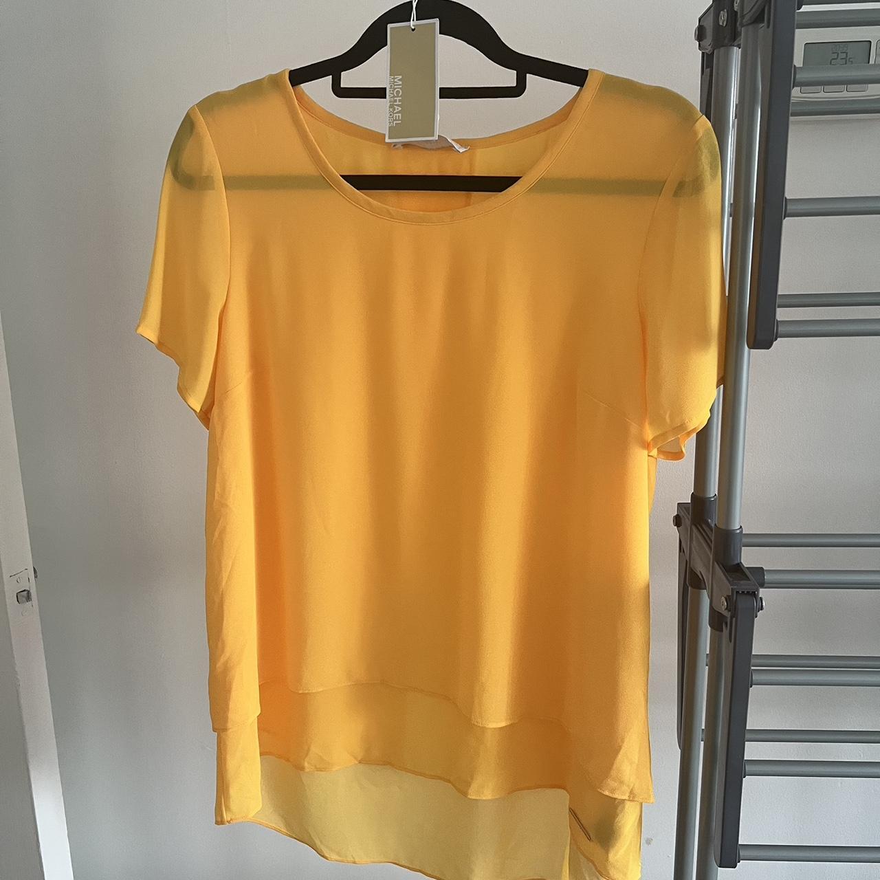 Michael kors cheap blouses yellow