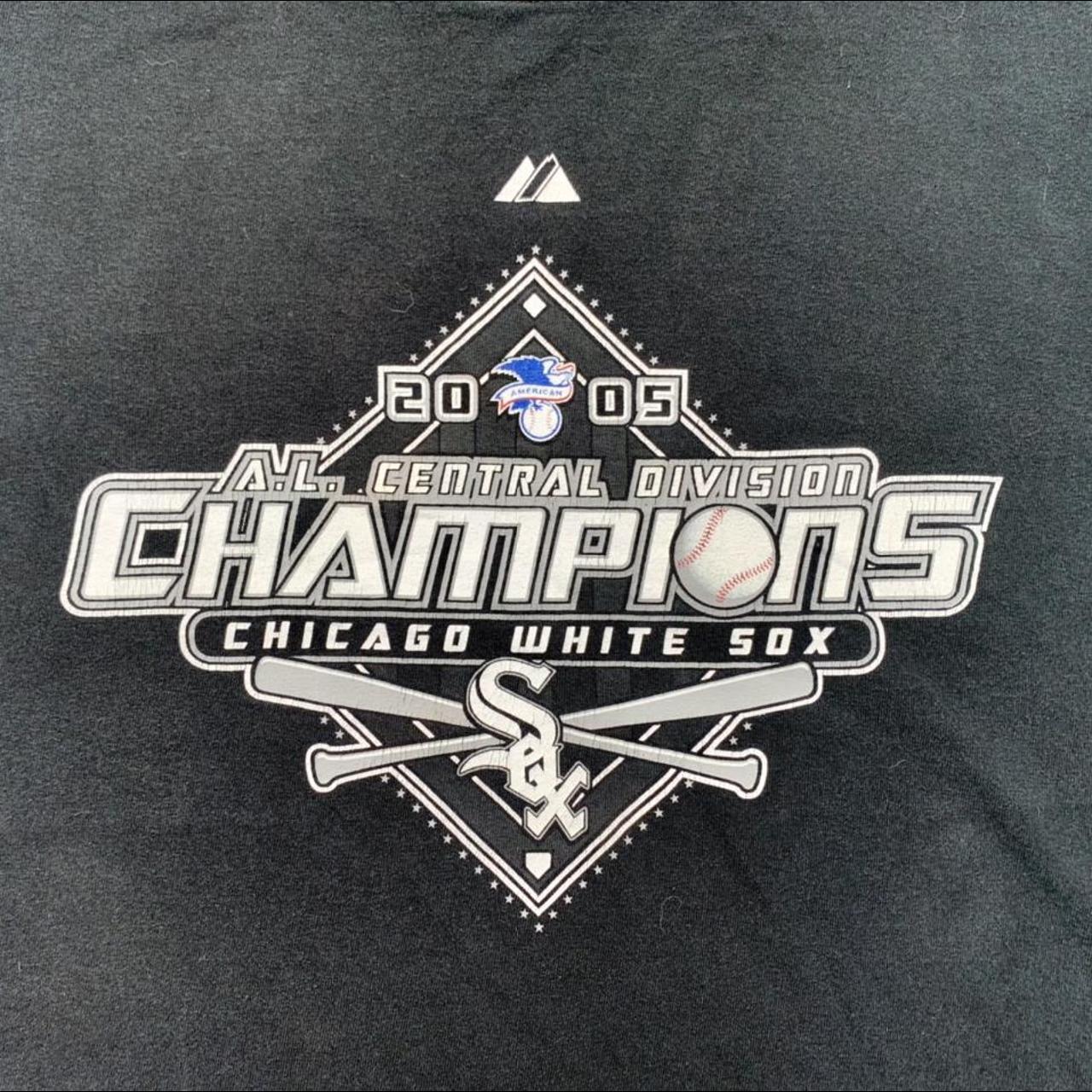 Chicago White Sox T Shirt 2005 AL Central Champions - Depop