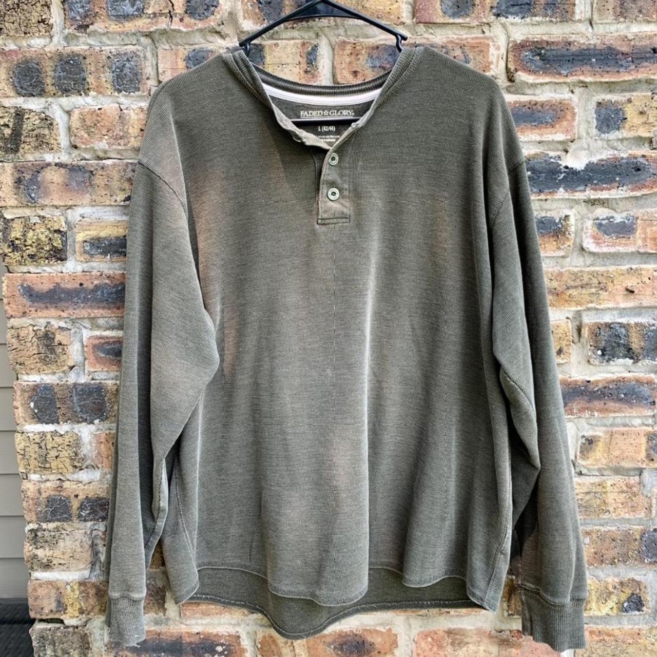 FADED GLORY LONG SLEEVE IN DARK GREEN A comfortable... - Depop