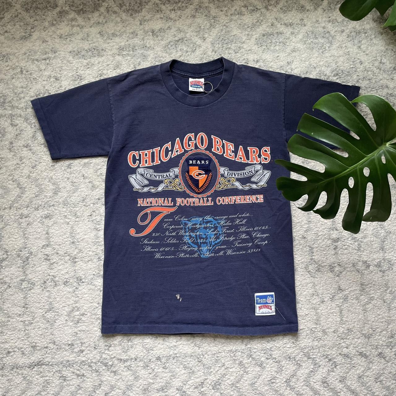 Vintage 90s CHICAGO BEARS Nfl Team T-shirt /team Nfl / Nutmeg 