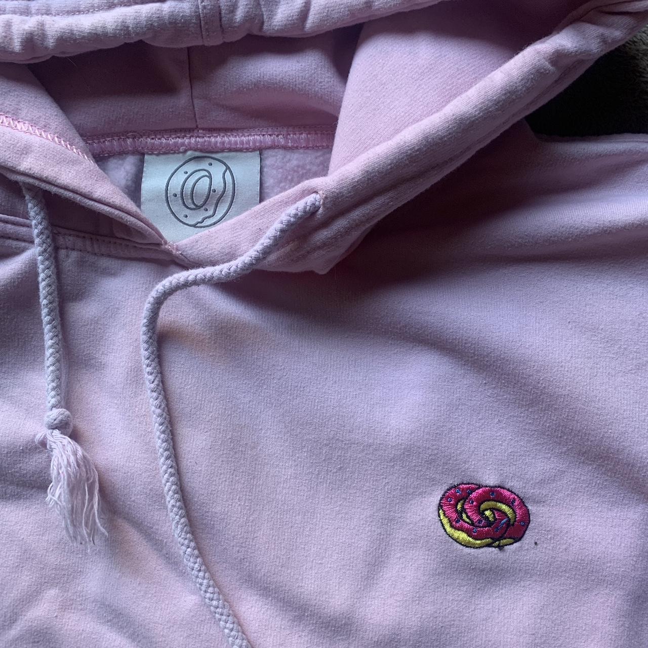 Odd future colorblock pink & sale white hoodie