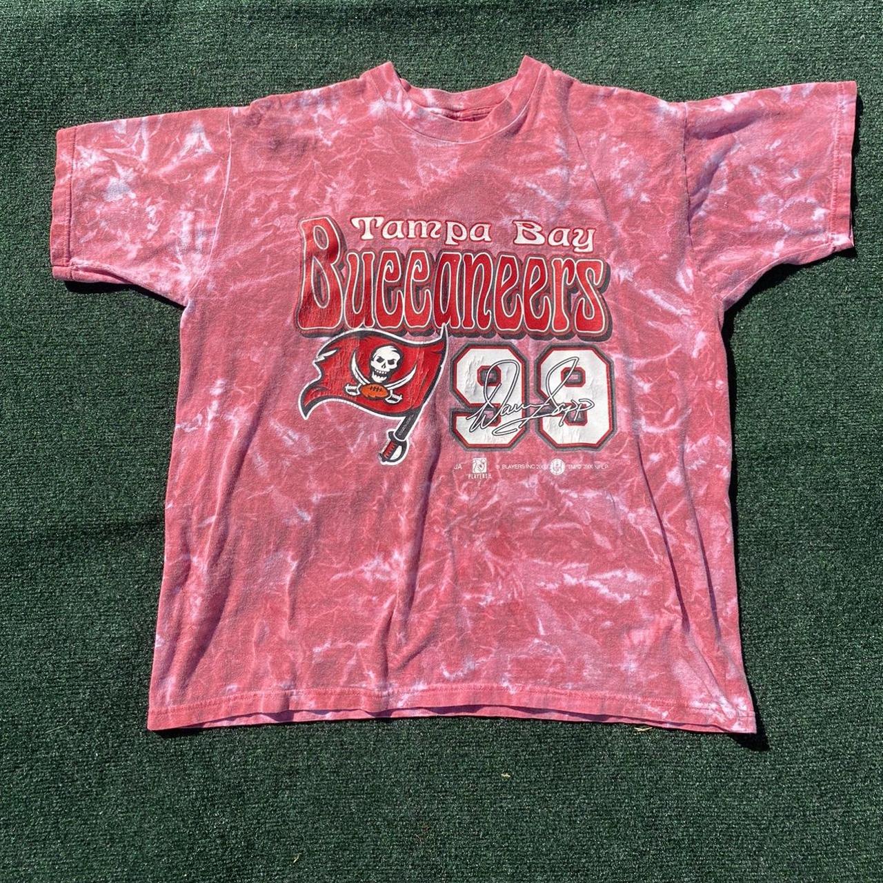 Y2K Tampa Bay Buccaneers Tie dye T-Shirt Size XL but - Depop