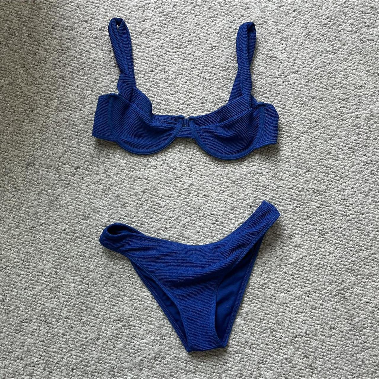 Deep royal blue bikini Pretty little thing bikini.... - Depop