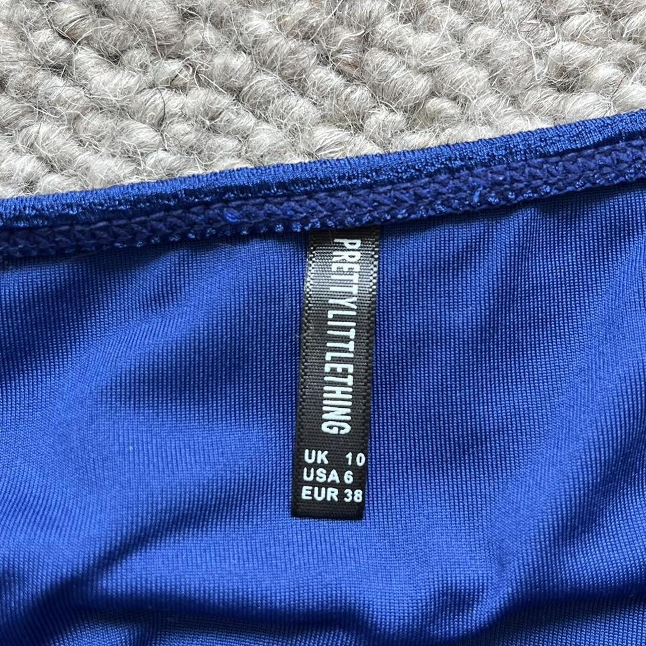 Deep royal blue bikini Pretty little thing bikini.... Depop