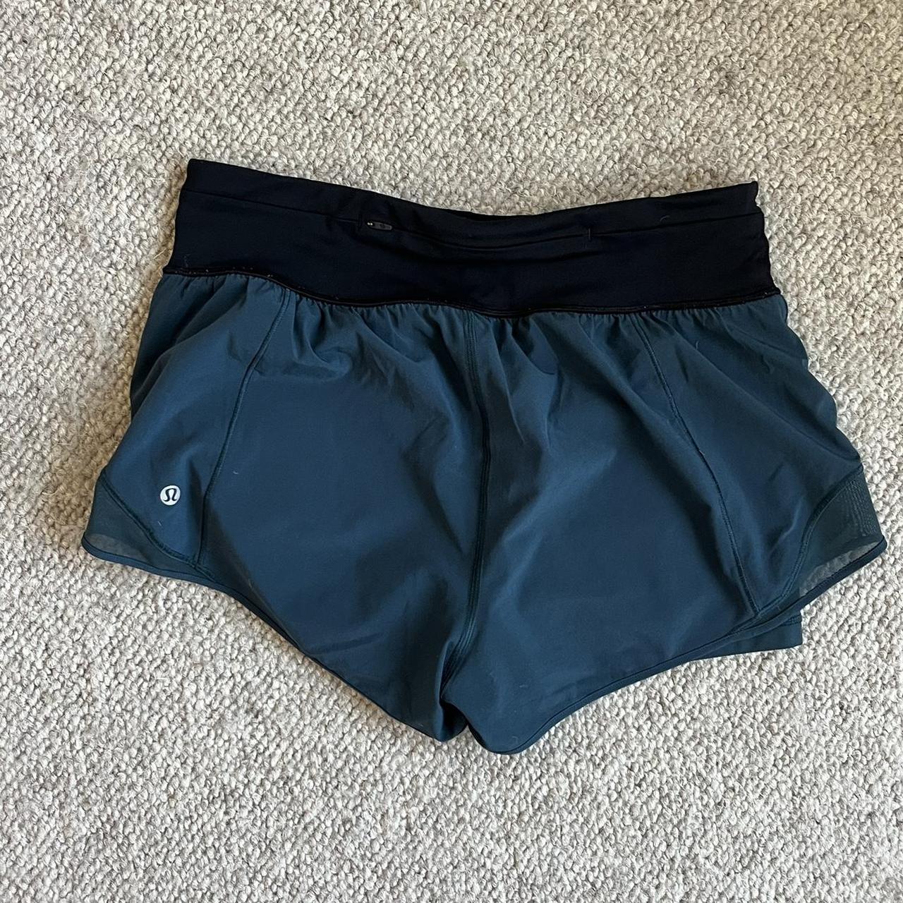 Lululemon lines running shorts Built in spandex and - Depop