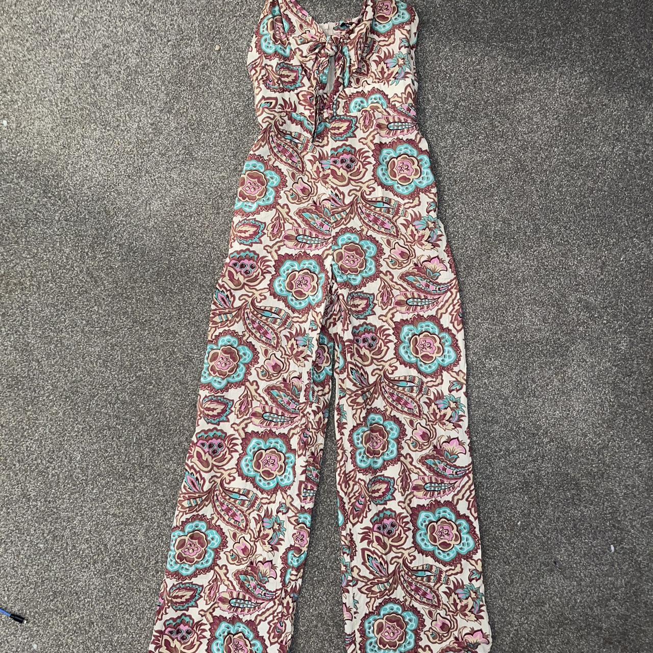 Zara jumpsuit with under bust cut out. Worn once... Depop